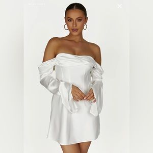 Meshki Giselle Satin Mini Dress
